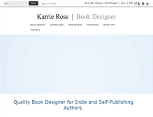 Tablet Screenshot of bookcoverdesigner.com